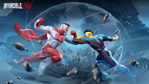 A graphic showing the Invincible VS logo next to the leaked characters Allen the Alien, Conquest, and Thragg, from the Maximillian Dood character leak.